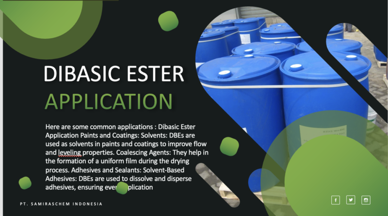 Dibasic Ester Application
