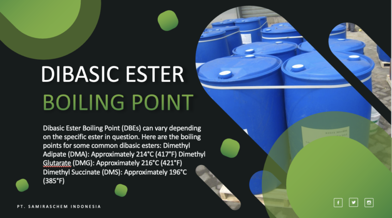 Dibasic Ester Boiling Point