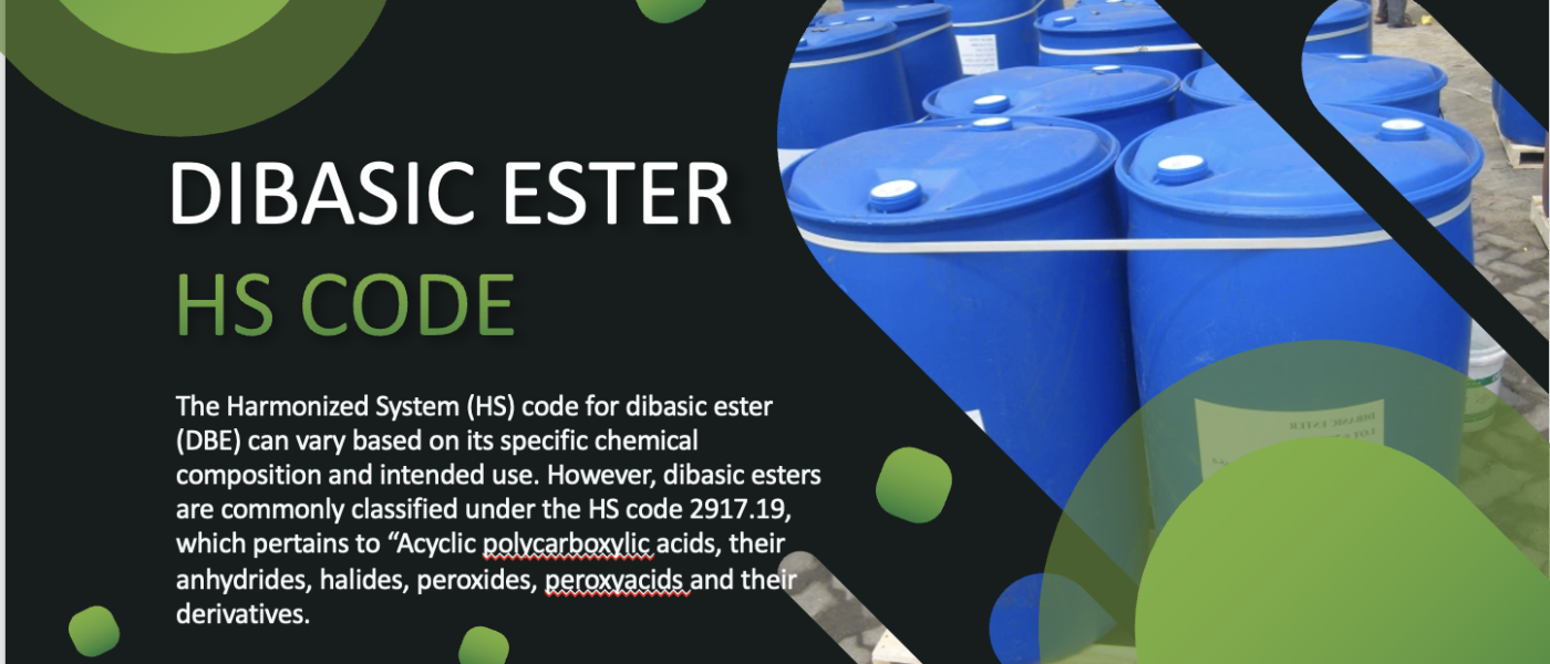 Dibasic Ester HS Code