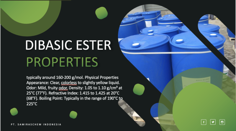 Dibasic Ester Properties
