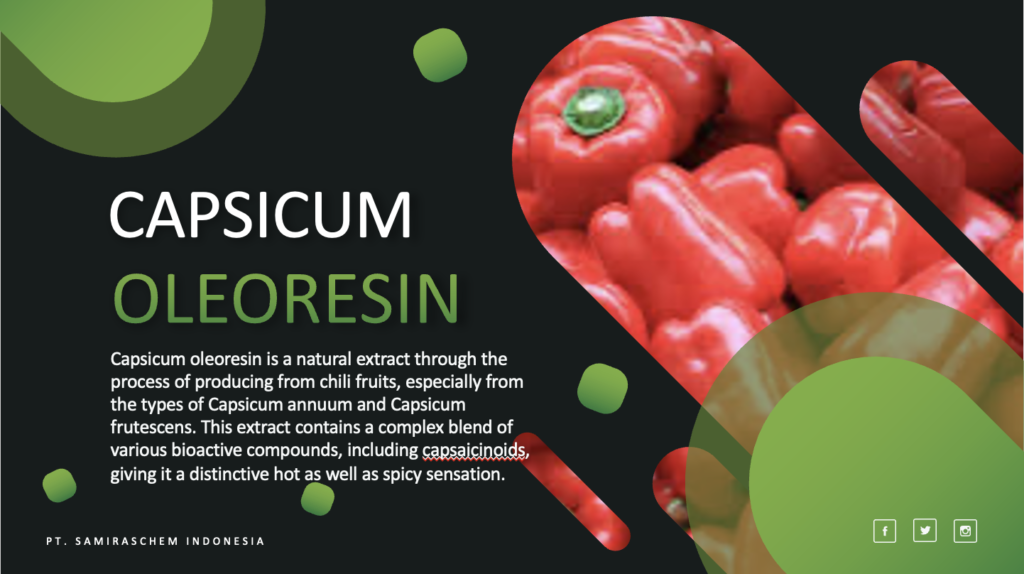 Jual Capsicum Oleoresin