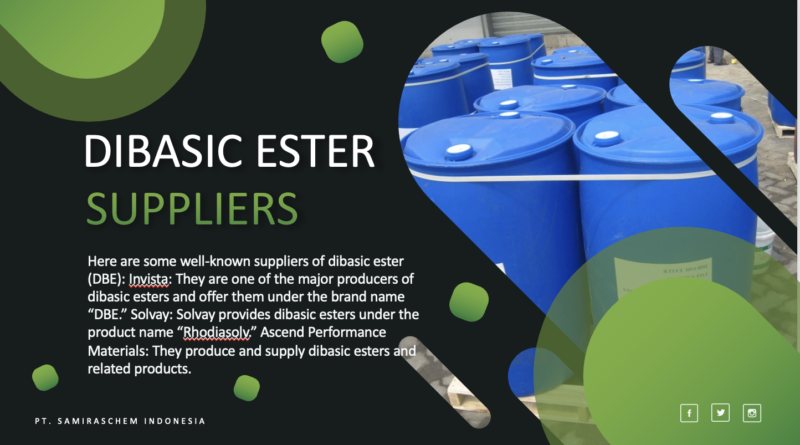 Suppliers of Dibasic Ester