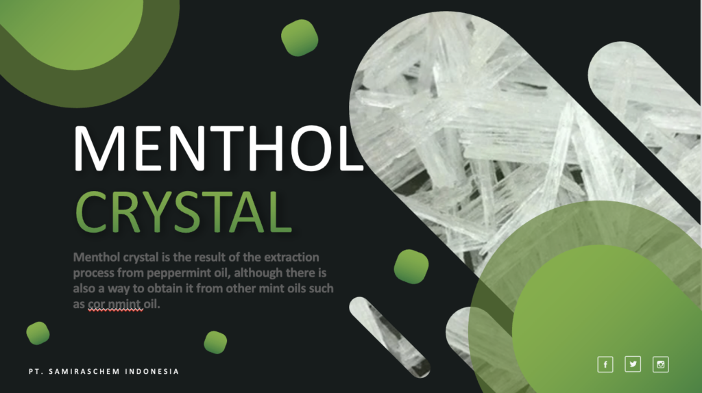 Distributor Menthol Crystal
