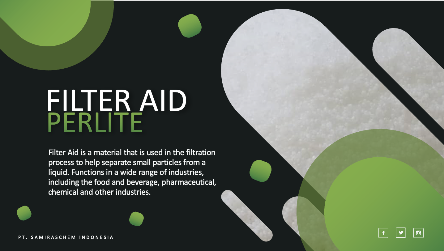 Jual FILTER AID PT. Samiraschem Indonesia