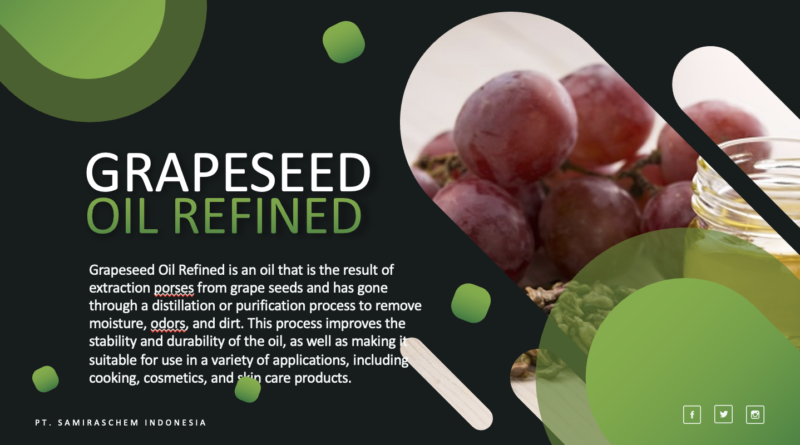 Jual Grapeseed Oil Refined