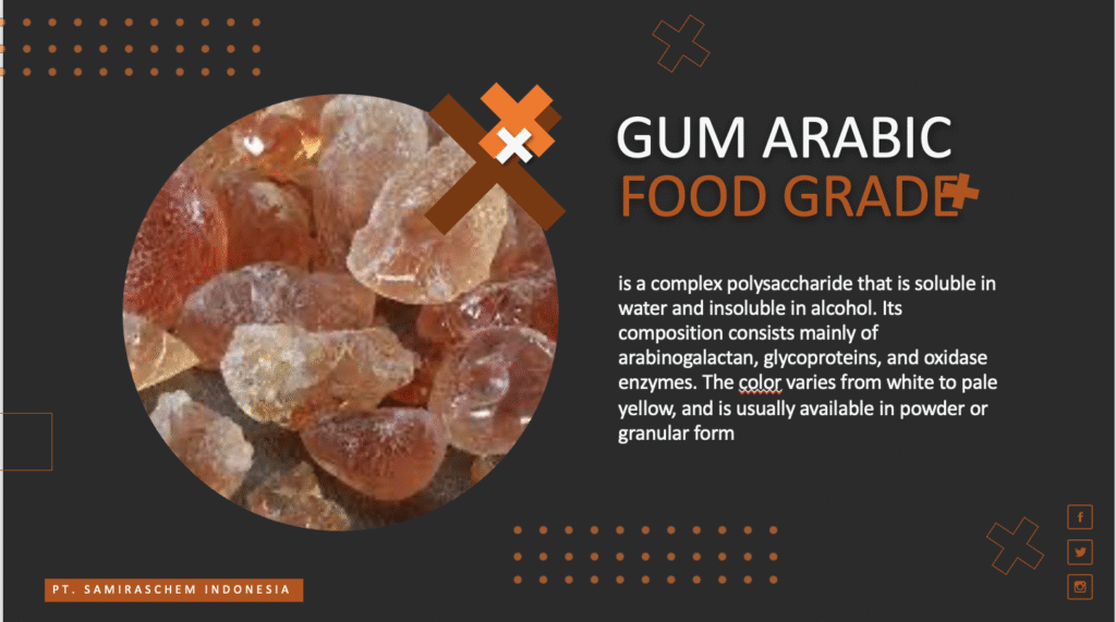 Jual Gum Arabic Food Grade