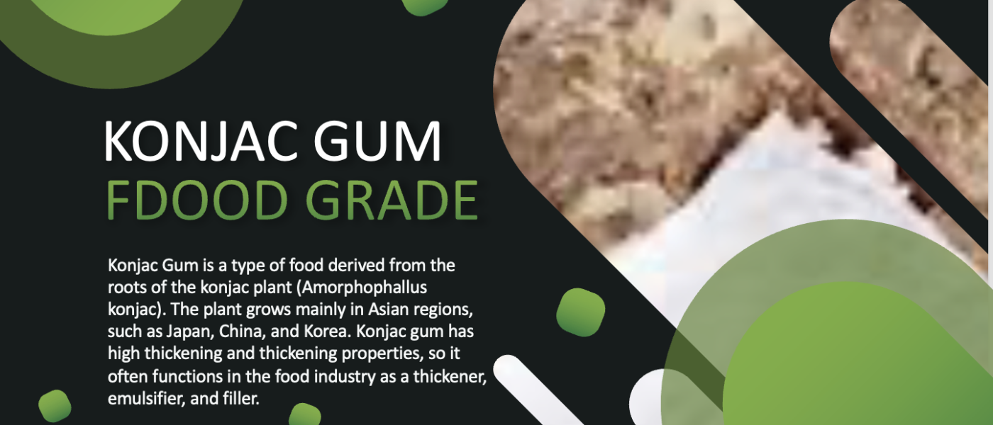 Jual Konjac Gum