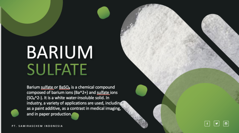 Jual Barium Sulfate