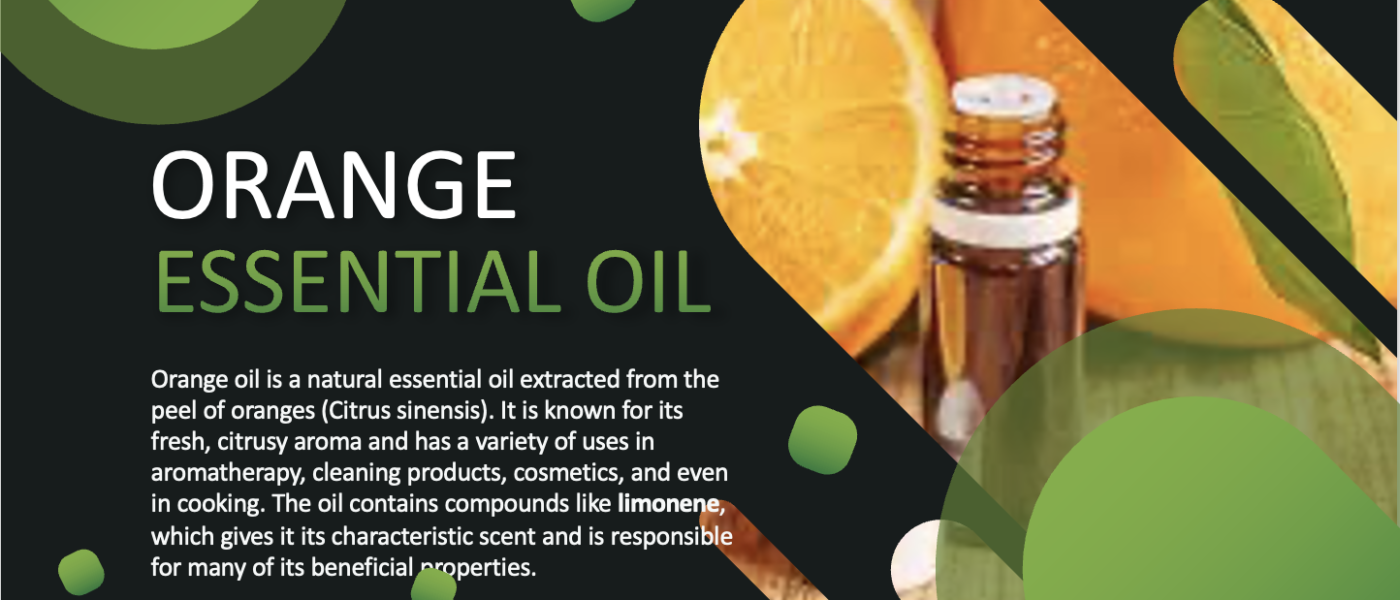 Orange essential oil benefits