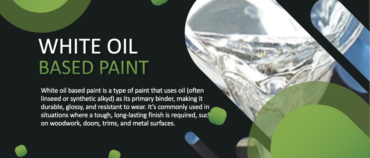 white oil based paint