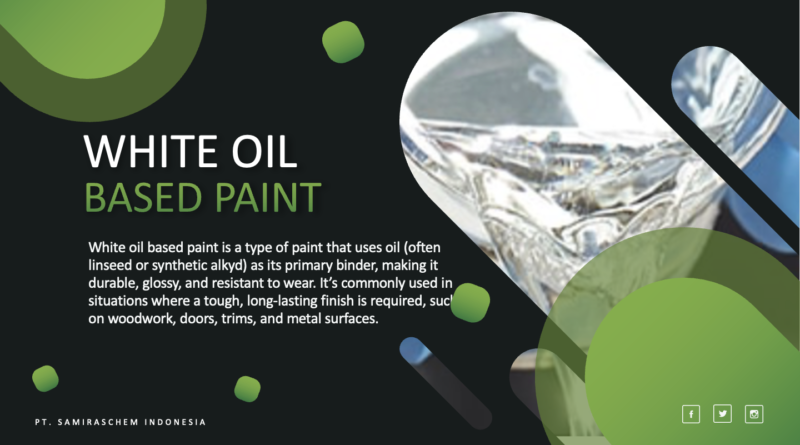 white oil based paint