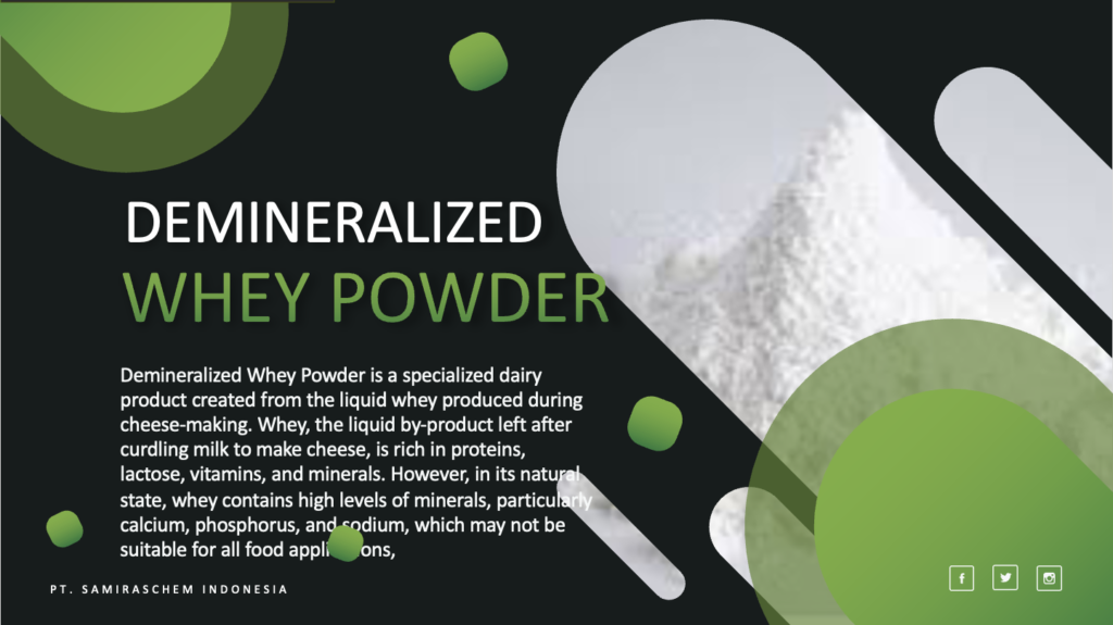 Demineralized Whey Powder
