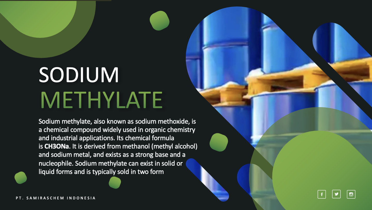 Jual Sodium Methylate - PT. Samiraschem Indonesia