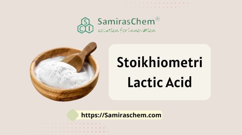 stoikhiometri lactic acid