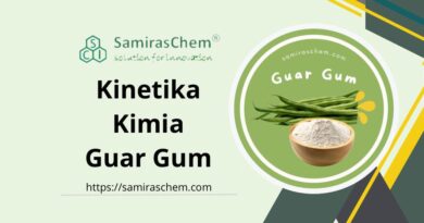 kinetika kimia guar gum