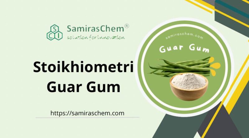 stoikhiometri guar gum