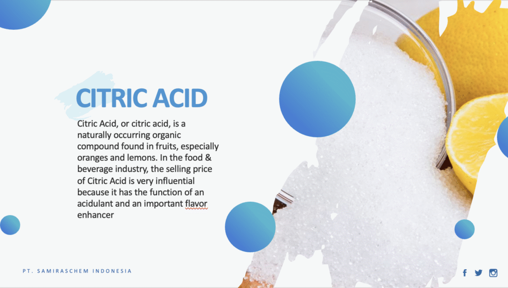 Jual Citric Acid