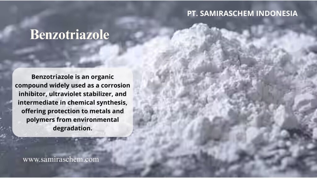 struktur atom benzotriazole