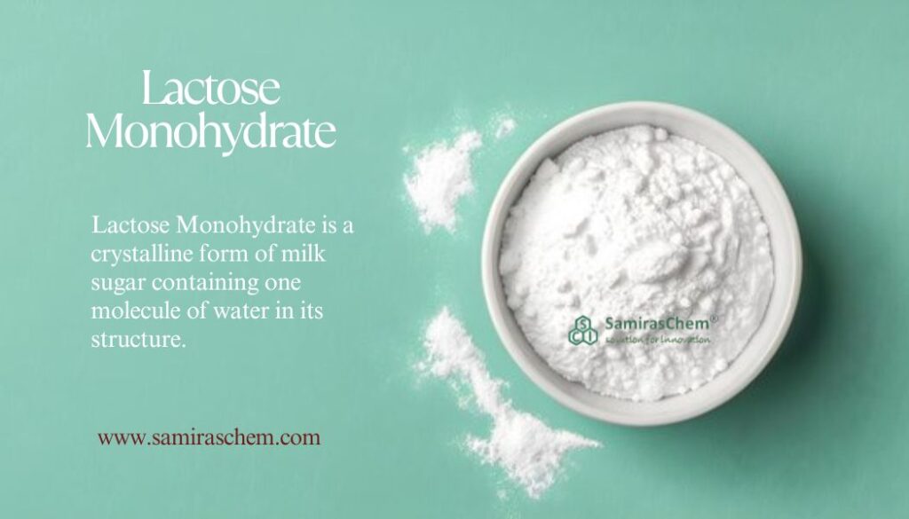 struktur atom lactose monohydrate