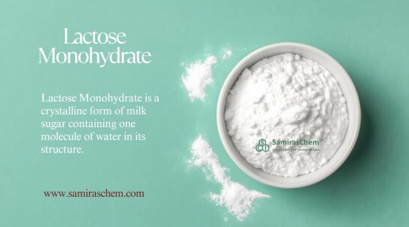 struktur atom lactose monohydrate